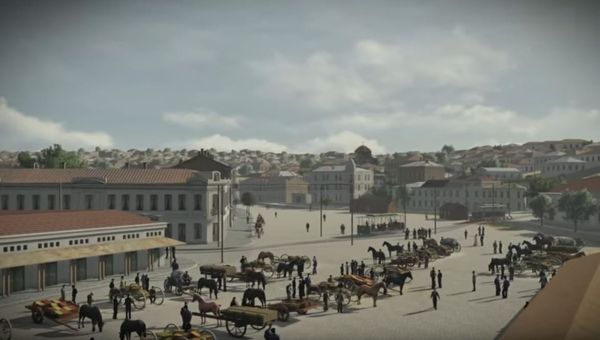 Реконструкция в 3D Артиллерийской бухты Севастополя 1914 года Реконструкция в 3D Артиллерийской бухты Севастополя 1914 года