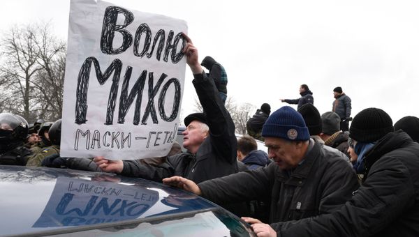 Ситуация в Киеве в связи с задержанием М. Саакашвили