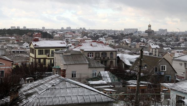 Снег в Севастополе. 6 декабря 2017