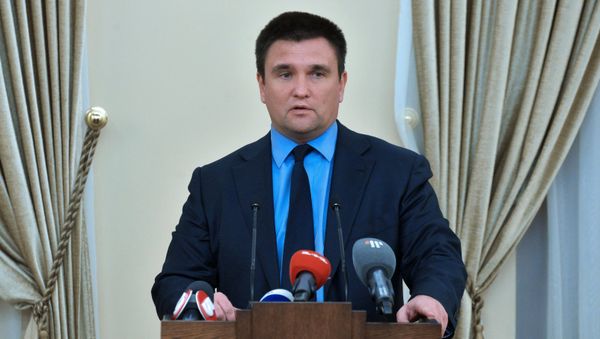 Министр иностранных дел Украины Павел Климкин
