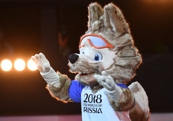 Официальный талисман чемпионата мира по футболу 2018 года волк Забивака 