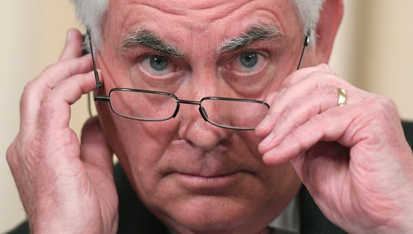 Государственный секретарь США Рекс Тиллерсон