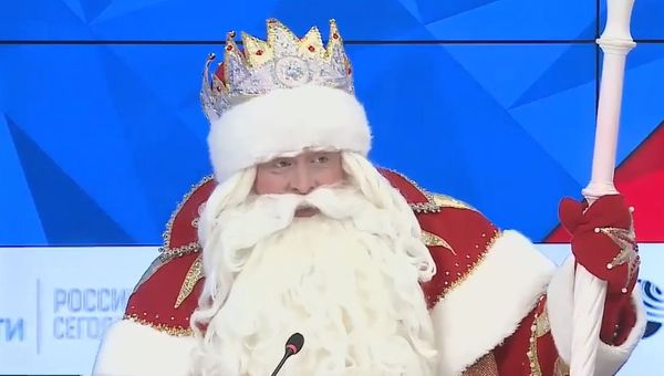 Пресс-конференция Деда Мороза