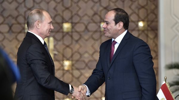 Рабочий визит президента РФ В. Путина в Египет