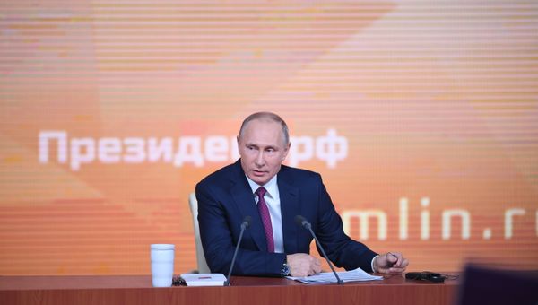 Ежегодная большая пресс-конференция президента РФ Владимира Путина