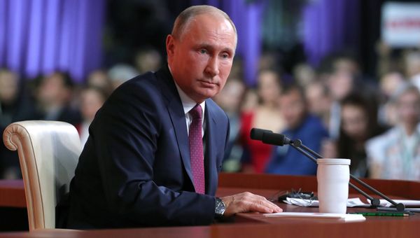 Ежегодная большая пресс-конференция президента РФ Владимира Путина