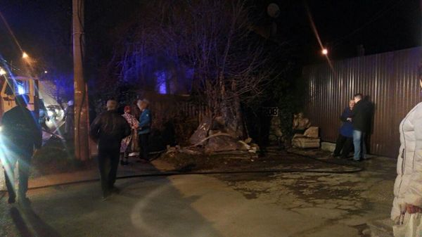 В частном доме на перекрестке улиц Русская и Гавена произошло возгорание