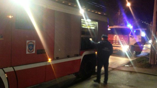 В частном доме на перекрестке улиц Русская и Гавена произошло возгорание