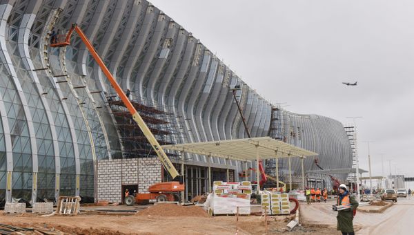 Новый терминал международного аэропорта Симферополь