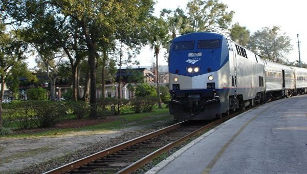 Поезд железнодорожной компании Amtrak. Архивное фото
