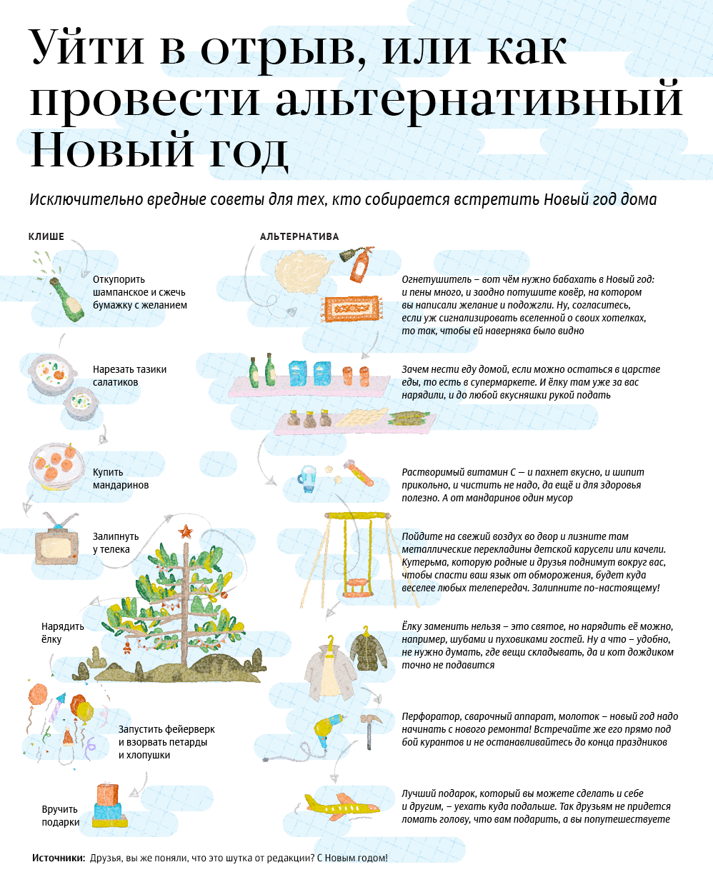Как организовать неформатный Новый год в квартире