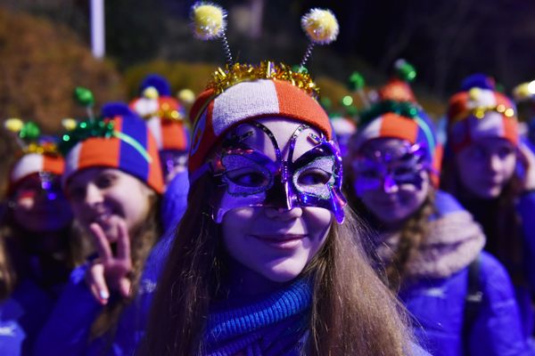 Празднование Нового года в МДЦ Артек
