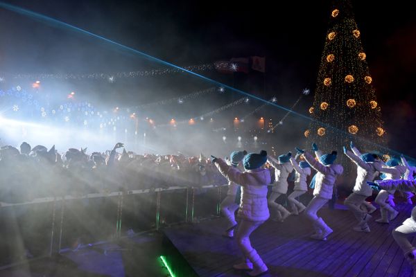 Празднование Нового года в МДЦ Артек