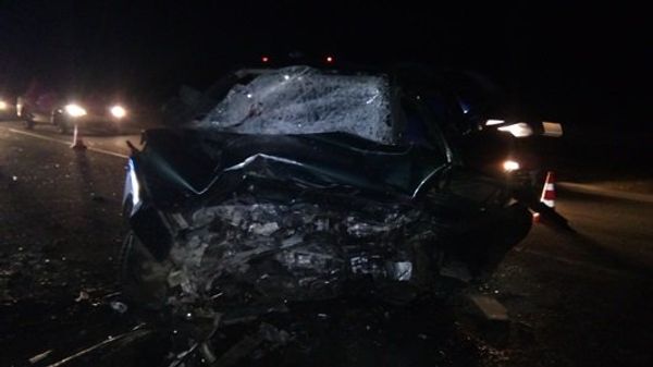  ДТП с участием автомобилей ВАЗ-2110 и Audi A6 в Симферопольском районе. 1 января 2018