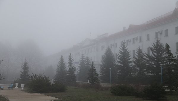 Туман в Севастополе