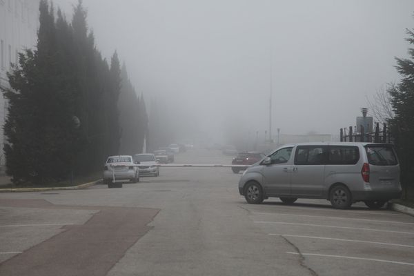 Туман в Севастополе