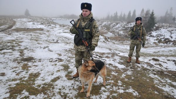 Украинская пограничная застава Сянки в Львовской области Украинская пограничная застава Сянки в Львовской области