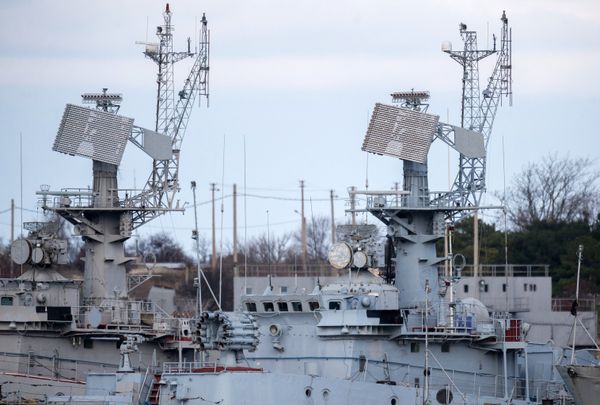Военные корабли, принадлежащие Украине, в Крыму