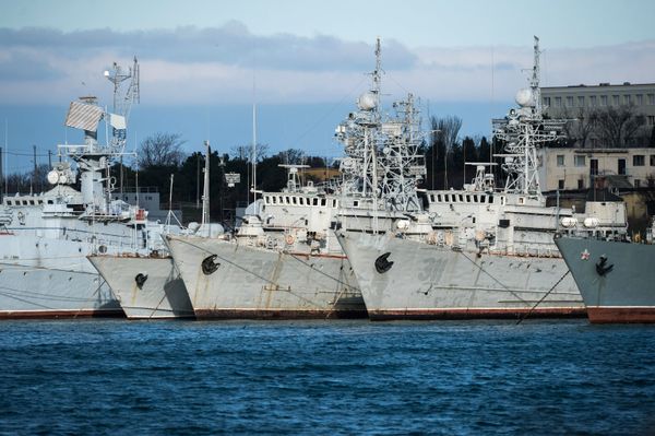 Военные корабли, принадлежащие Украине, в Крыму