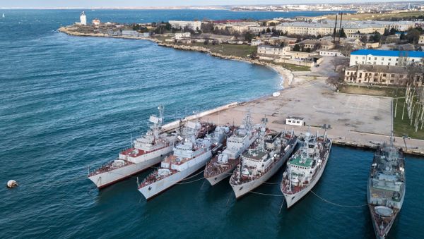 Военные корабли, принадлежащие Украине, в Крыму