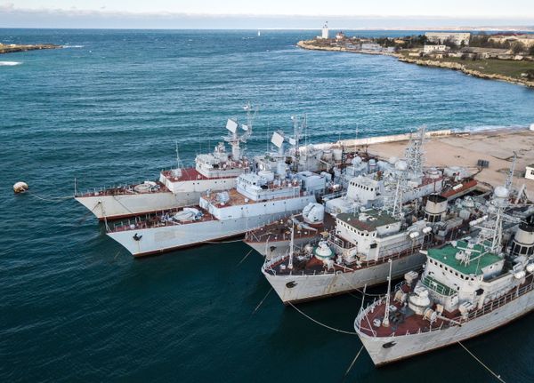 Военные корабли, принадлежащие Украине, в Крыму