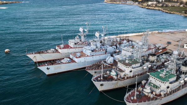 Военные корабли, принадлежащие Украине, в Крыму