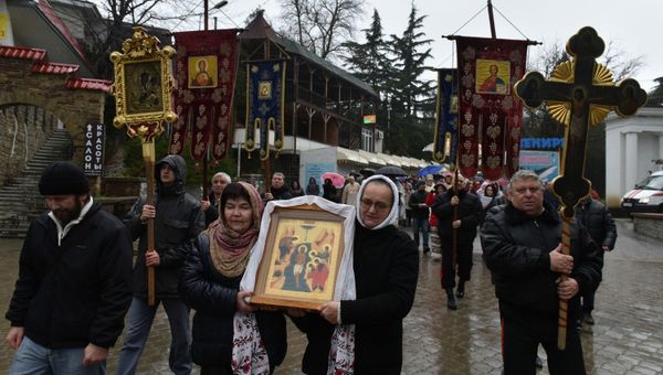 Крестный ход в честь Крещения в Алуште