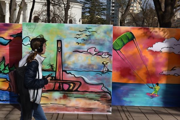 Новый арт-объект с видами на одни из главных достопримечательностей Крыма в Симферополе