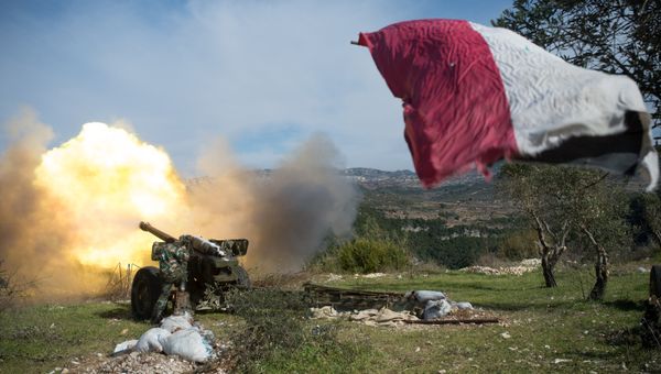 Сирийская армия в провинции Идлиб Сирийская армия в провинции Идлиб