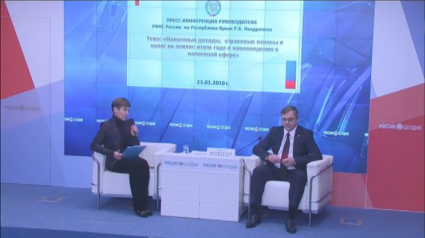 Пресс-конференция руководителя УФНС России по Республике Крым Романа Наздрачева Пресс-конференция руководителя УФНС России по Республике Крым Романа Наздрачева
