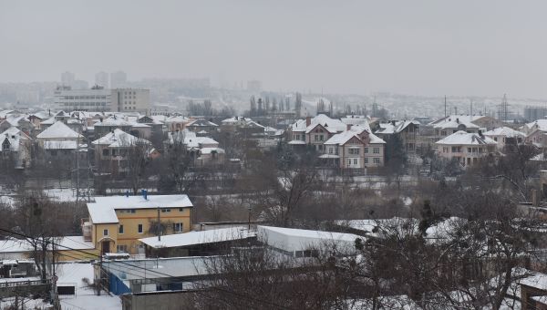 Заснеженный Симферополь