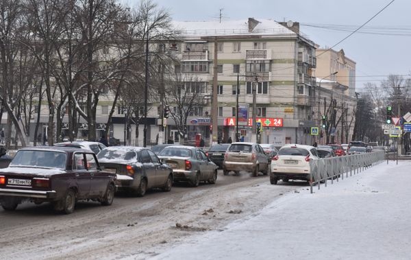 Заснеженный Симферополь Заснеженный Симферополь