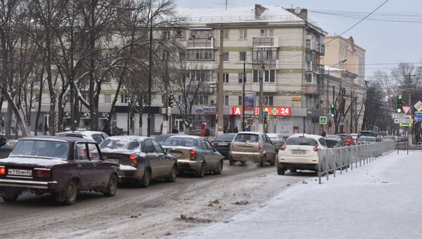 Заснеженный Симферополь