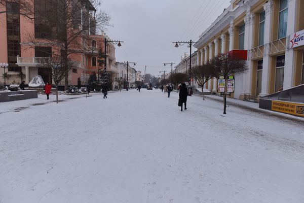 Заснеженный Симферополь Заснеженный Симферополь