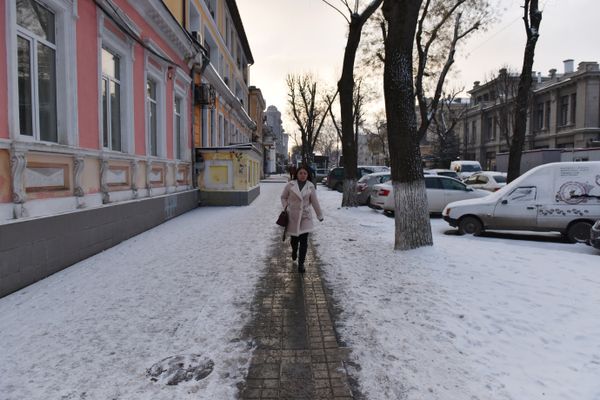 Заснеженный Симферополь Заснеженный Симферополь