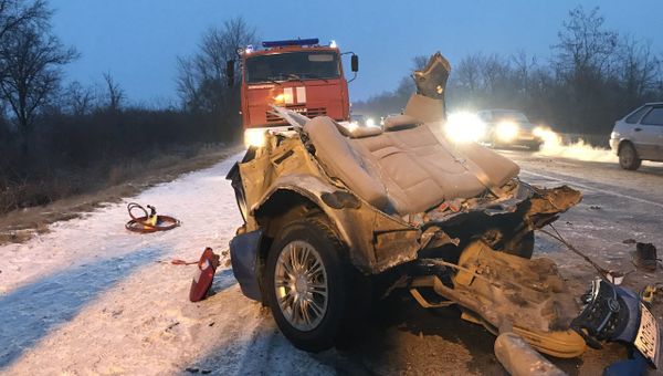 ДТП на трассе Симферополь - Джанкой