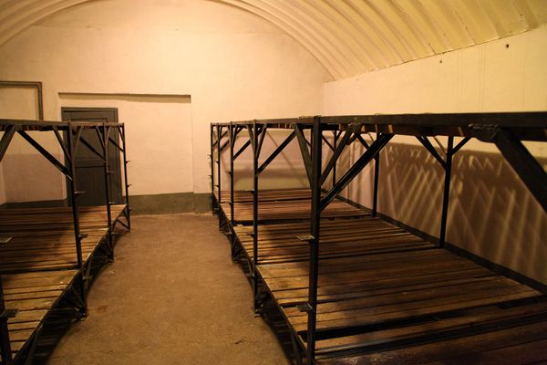 Место, где спали бойцы 30-й бронебашенной береговой батареи в Севастополе 