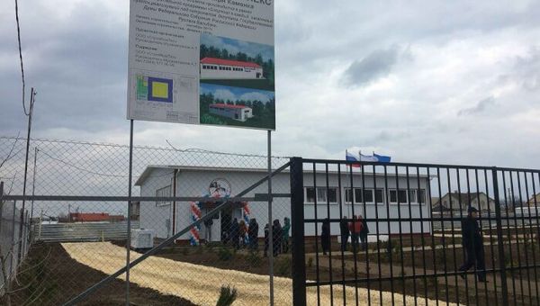 В симферопольском микрорайоне Каменка открыли новый модульный спортзал