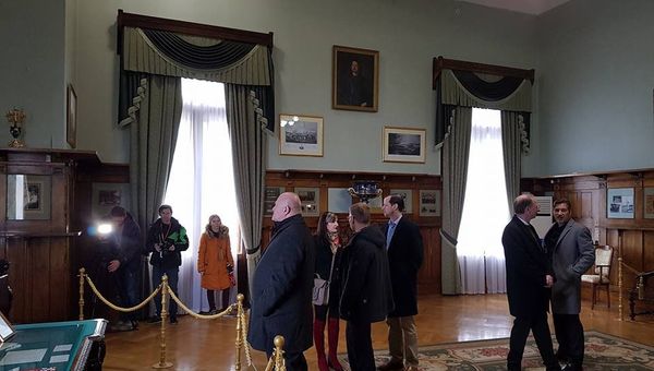 Делегация немецких депутатов в Ливадийском дворце