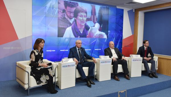 Пресс-конференция членов делегации немецких парламентариев