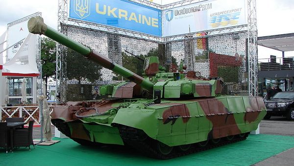 БМ Оплот на выставке вооружений Eurosatory-2012