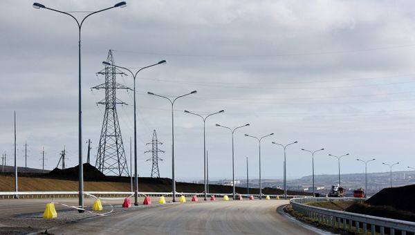 Строительство автоподхода к Крымскому мосту и трассы Таврида Строительство автоподхода к Крымскому мосту и трассы Таврида