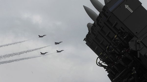 Истребители F-16. Архивное фото