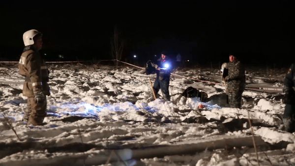 Крушение пассажирского самолета в Московской области