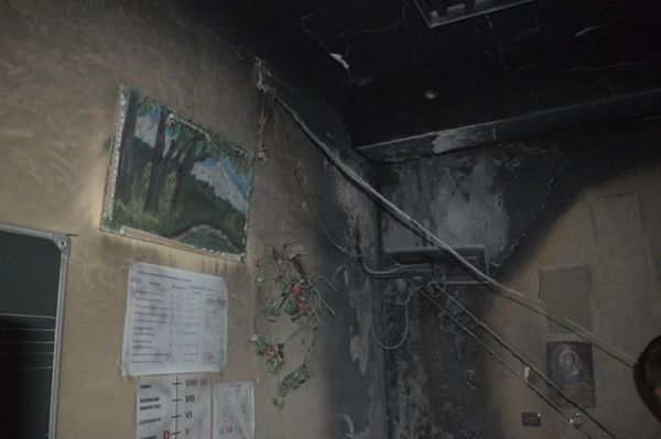  Последствия пожара в севастопольской школе