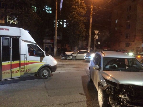 ДТП в районе улицы Гагарина в Симферополе