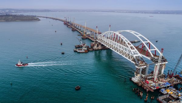 Строительство Крымского моста