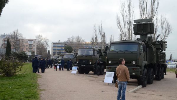 Выставка военной техники в Севастополе