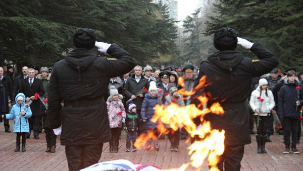 Праздничные мероприятия в Симферополе, приуроченные ко Дню защитника Отечества