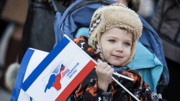 Празднование годовщины Крымской весны в Крыму